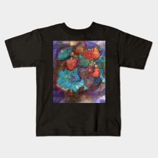 Silk Roses 2 Kids T-Shirt